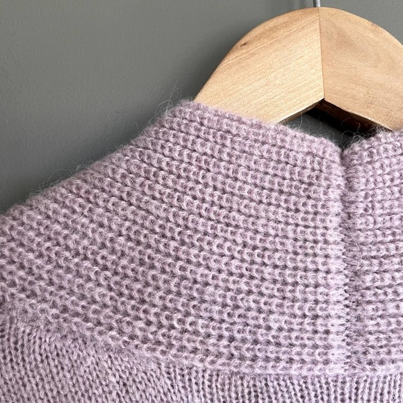 Soft Surroundings Serena Sweater in Dawn Pink Size Small Alpaca Wool Ribbed - Picture 13 of 13